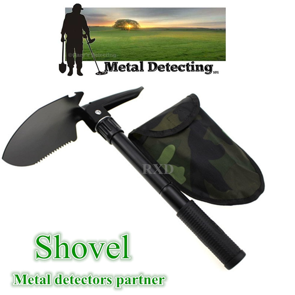 Military Folding Shovel Survival Spade Emergency Garden Camping Outdoor Tool metal detector Supporting tools gold finder shovel