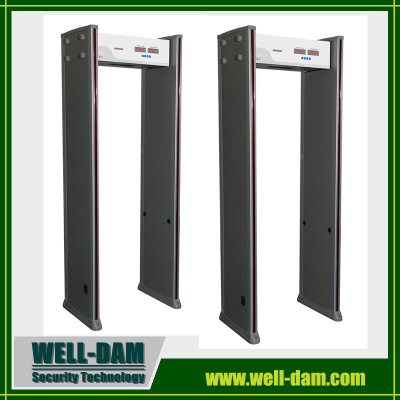 WD-600 6 zones walk through metal detector,door frame metal detector